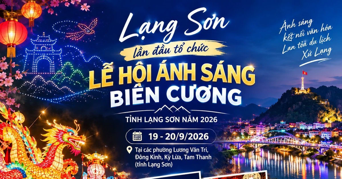 Màn trình diễn drone rực rỡ tại Lễ hội Ánh sáng Biên cương