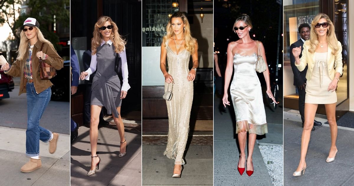 Bella Hadid và 5 bộ vintage: chiến lược phong cách không lối thoát