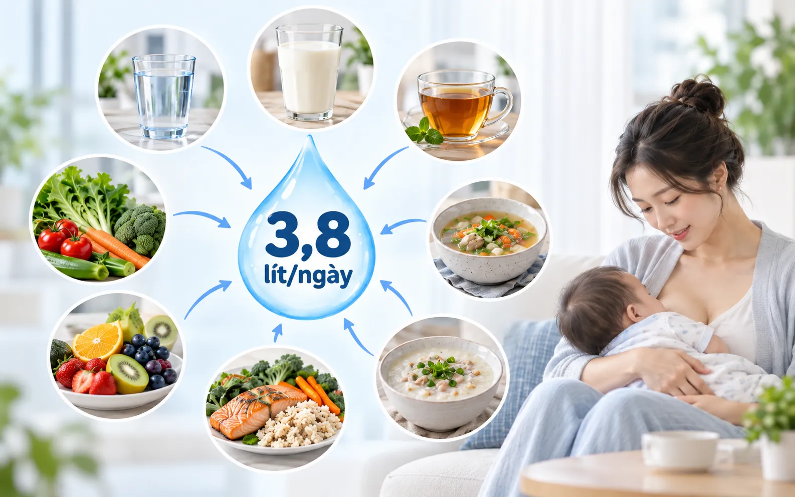 Mẹ sau sinh cần ăn gì để đủ sữa: Hướng dẫn dinh dưỡng chi tiết