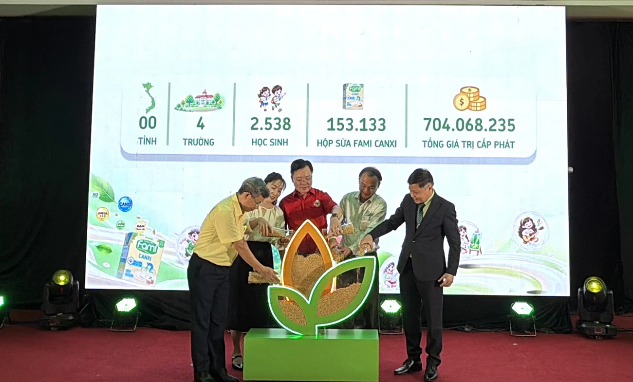 Chương trình sữa học đường: tiếp sức dinh dưỡng cho 16.700 học sinh vùng khó