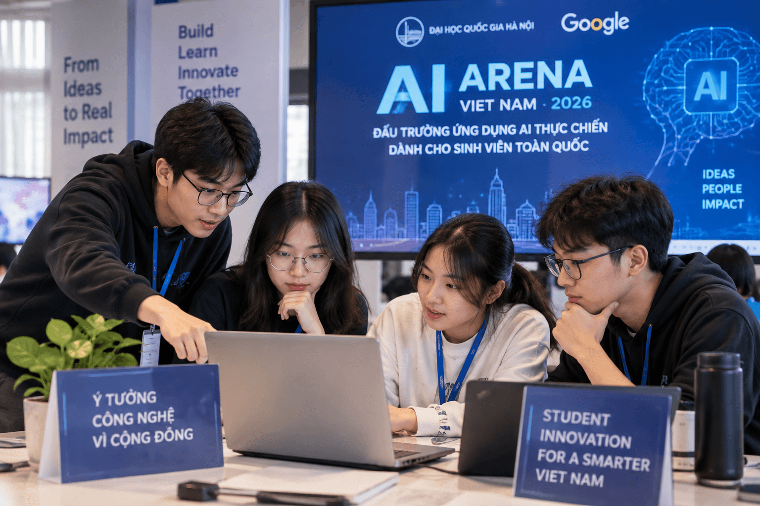 AI Arena: Sinh viên Việt Nam bước vào sân đấu lập trình AI thực chiến