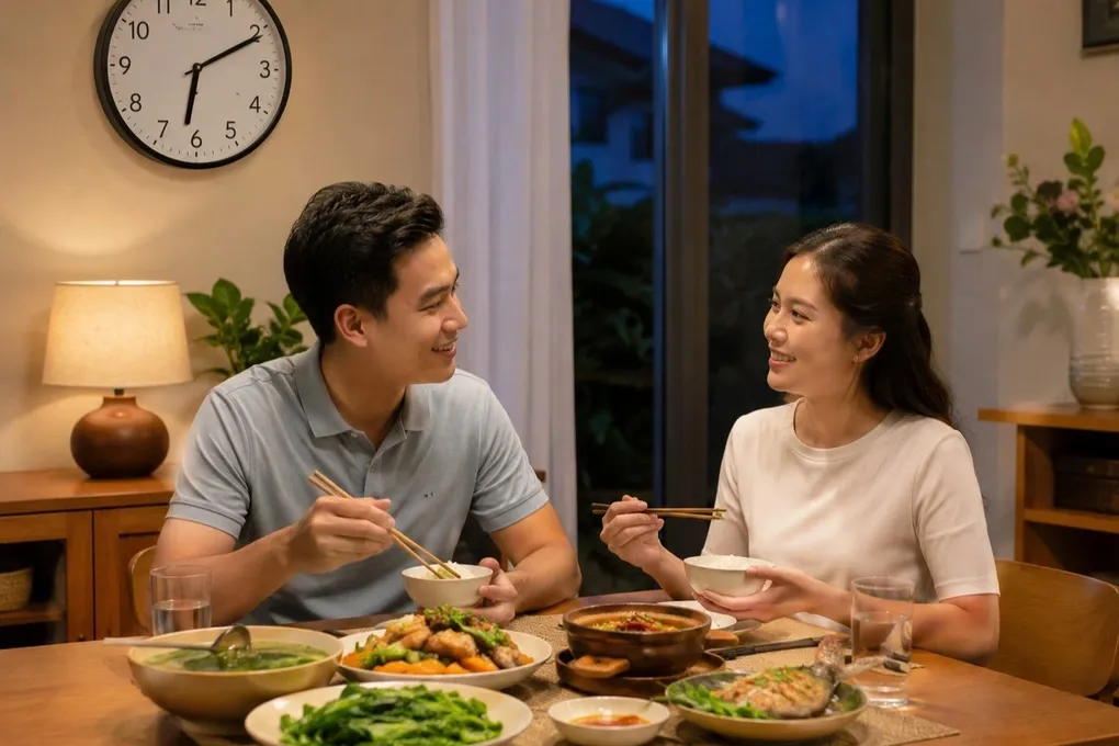 Thời điểm ăn sáng và 3 bữa chính tối ưu cho tuổi trung niên, cao tuổi