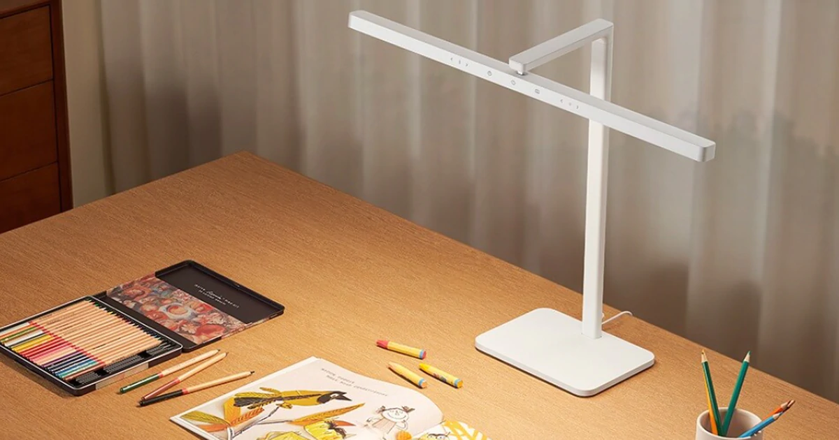 Đèn học Xiaomi Mijia Desk Lamp 2: Ánh sáng tự nhiên 1.000 lux cho bàn làm việc