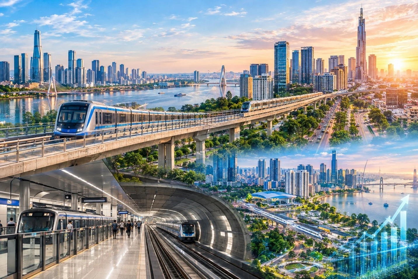 Hai tuyến metro mới và bước ngoặt phát triển đô thị phía Đông Hà Nội