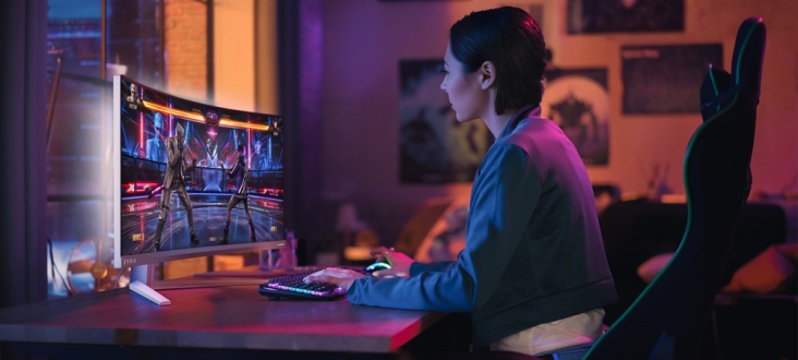 Philips Evnia 34M2C8600P: QD-OLED cong 34 inch cho game thủ ultrawide