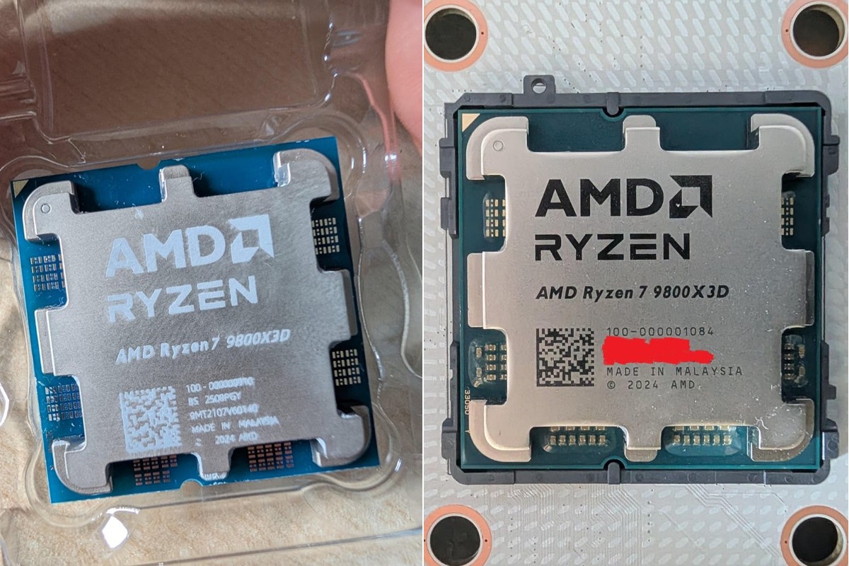 Phát hiện CPU giả mạo Ryzen 7 9800X3D và cách tự bảo vệ mình