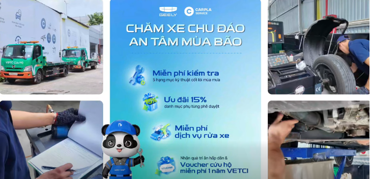 5 hạng mục bảo dưỡng ô tô không thể bỏ qua trước mùa mưa bão