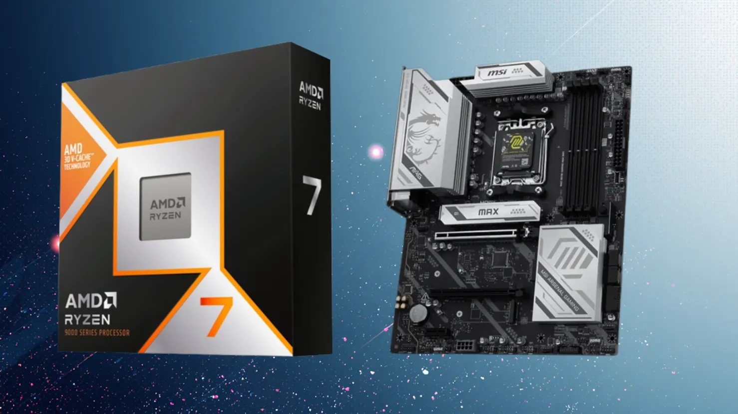 AMD Ryzen 7 9800X3D và 9850X3D: Combo main X870E có đáng mua?