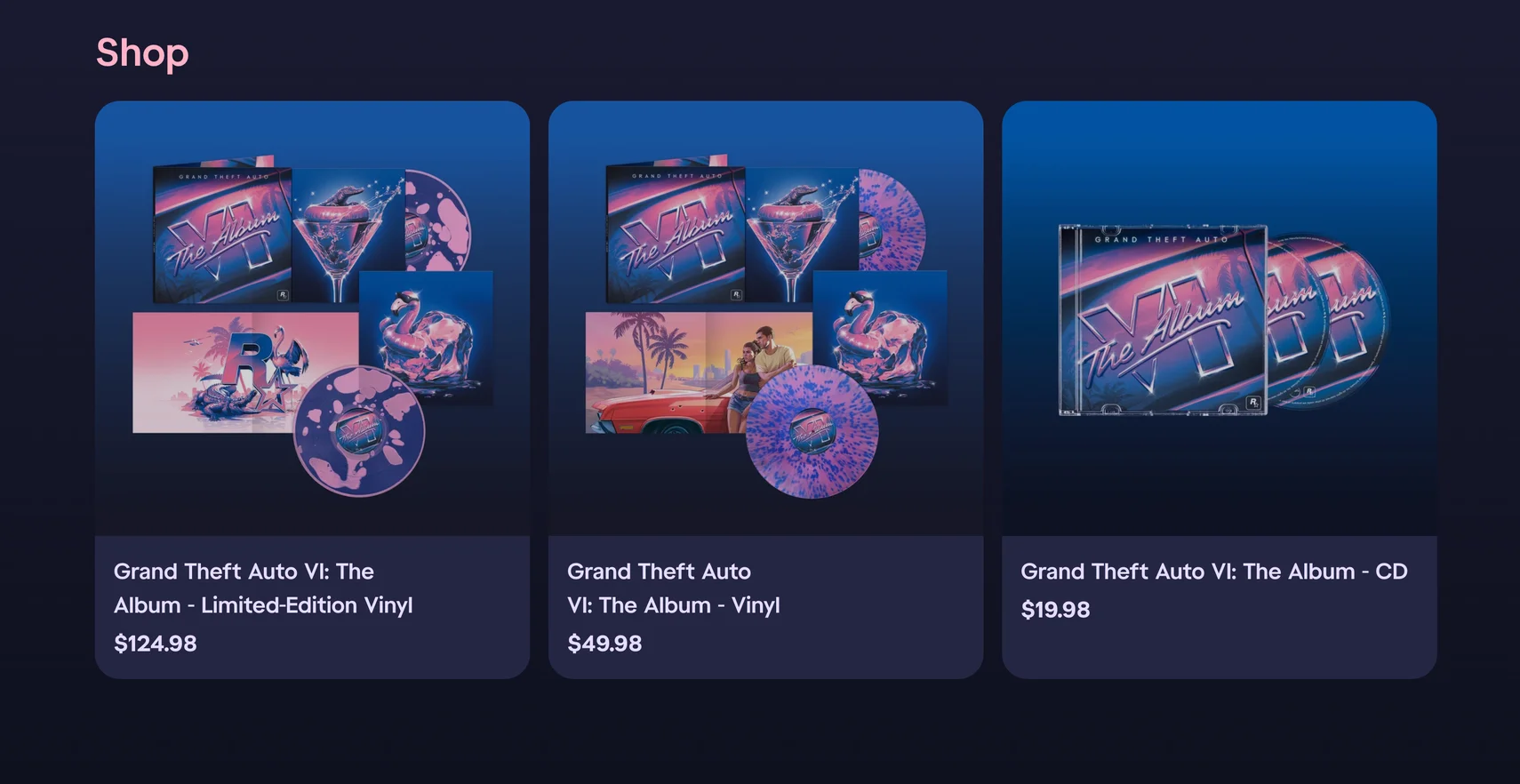 GTA 6: The Album – soundtrack 34 bài hát định hình linh hồn Vice City mới