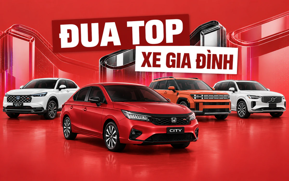 Xe gia đình CCA: City dẫn đầu, HR-V bám sát, Santa Fe và XC90 giữ khoảng cách