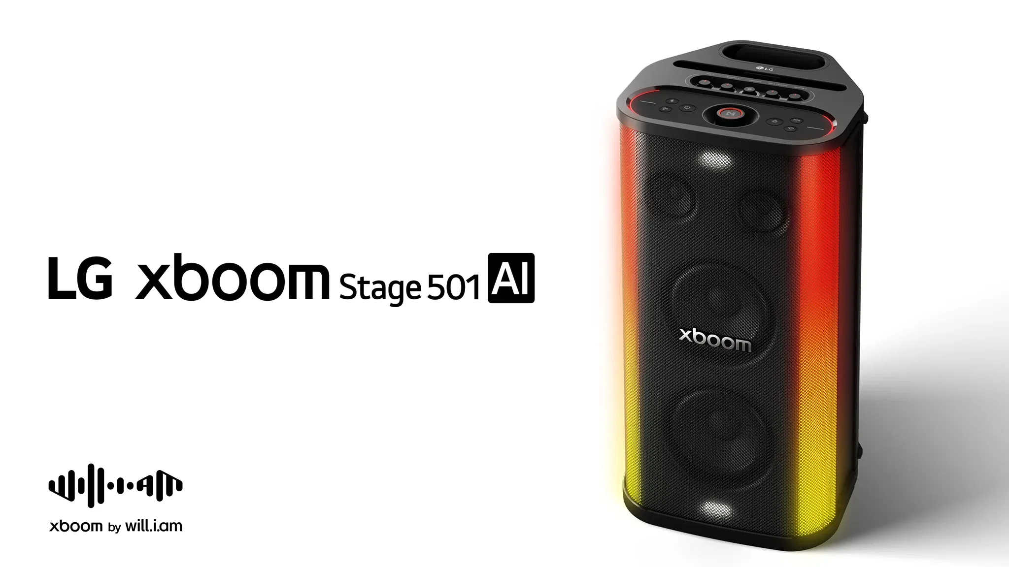 LG xboom Stage 501: loa di động AI karaoke cho những bữa tiệc tại gia