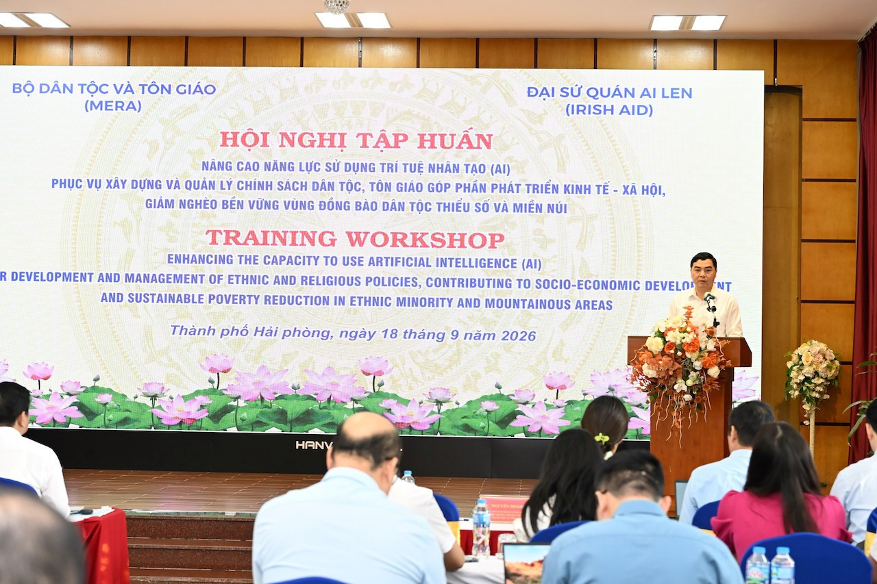 Bộ Dân tộc và Tôn giáo đẩy mạnh ứng dụng AI trong hoạch định chính sách