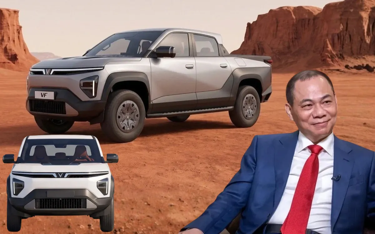 VinFast VF Wild: bán tải điện EREV tầm hoạt động 1.000km, giá từ 860 triệu