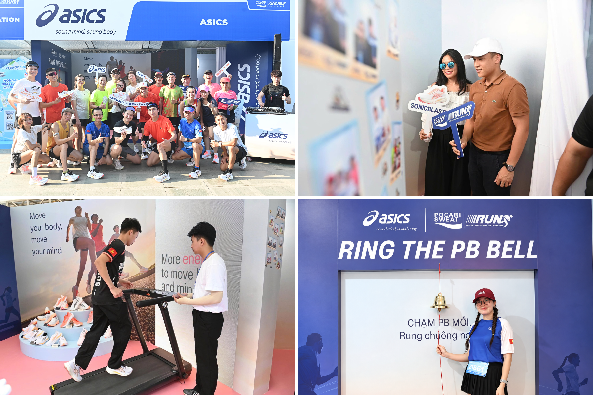 ASICS ra mắt RISE & SHINE tại Pocari Sweat Run