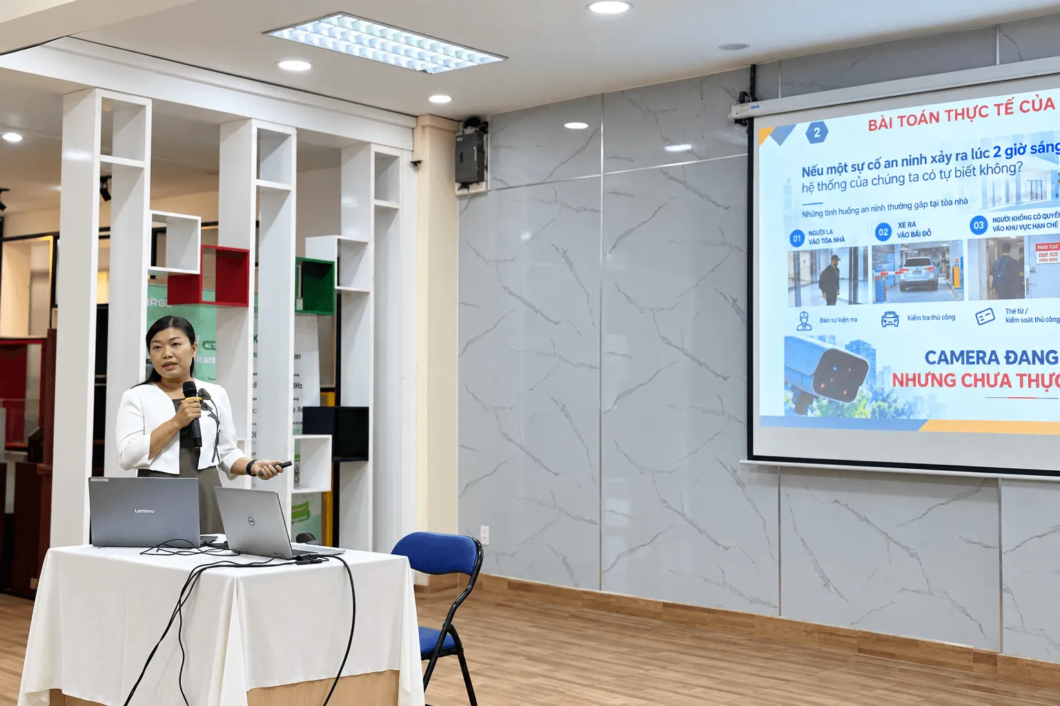 Camera nhận diện khuôn mặt AI đang thay đổi an ninh tòa nhà thương mại