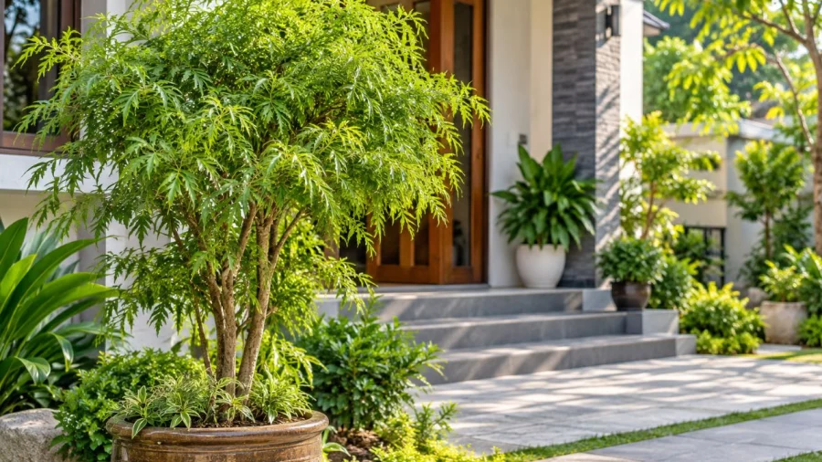 Vị trí đặt cây Đinh Lăng phong thủy để tạo luồng khí tốt