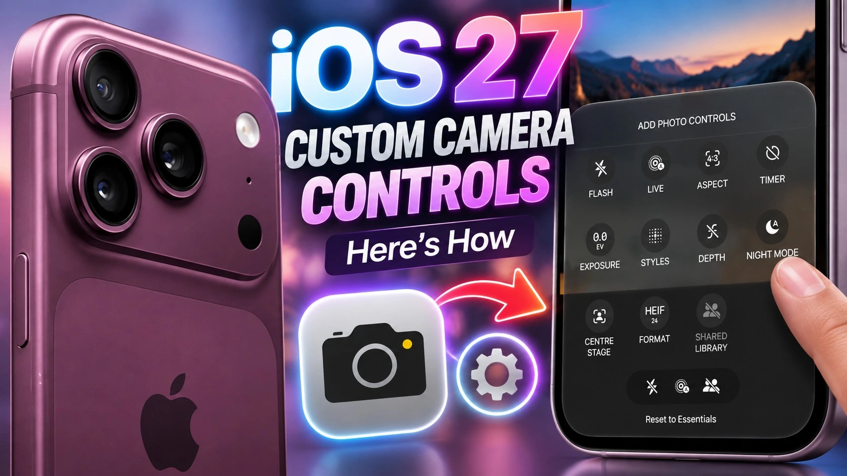 Biến ứng dụng Photos thành công cụ chỉnh sửa chuyên nghiệp trên iOS 27