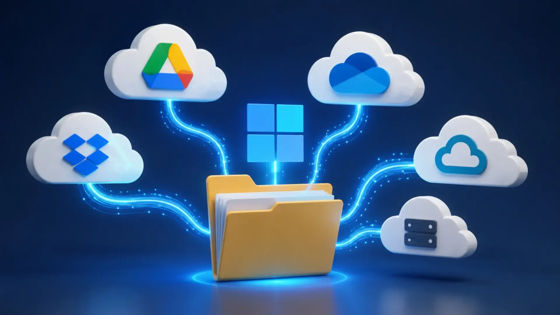 Quản lý Google Drive, OneDrive và Dropbox từ một giao diện duy nhất