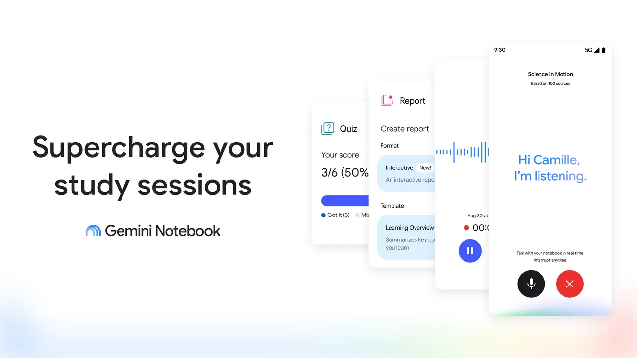 Gemini Notebook: Sổ ghi chép thông minh cho sinh viên thời AI