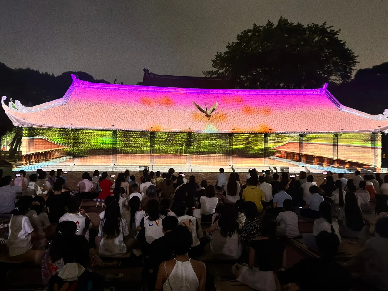 Phim 3D Mapping “Vun đắp hiền tài”: lịch sử trở thành trải nghiệm sống
