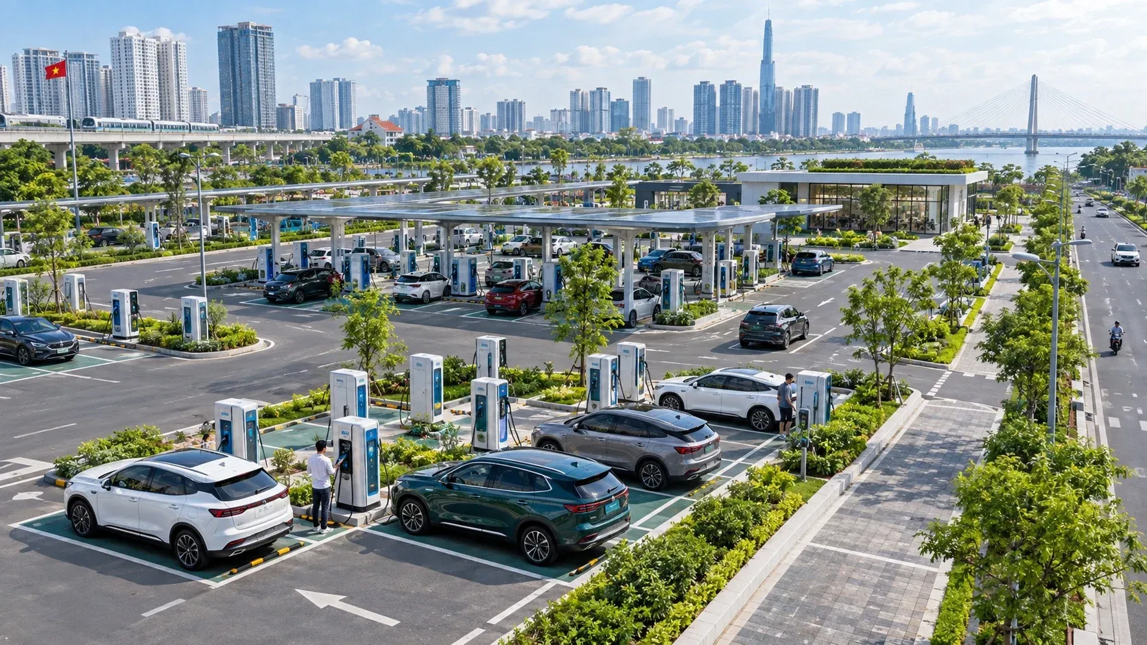 Hỗ trợ 50% chi phí trạm sạc: cú hích cho hạ tầng xe điện