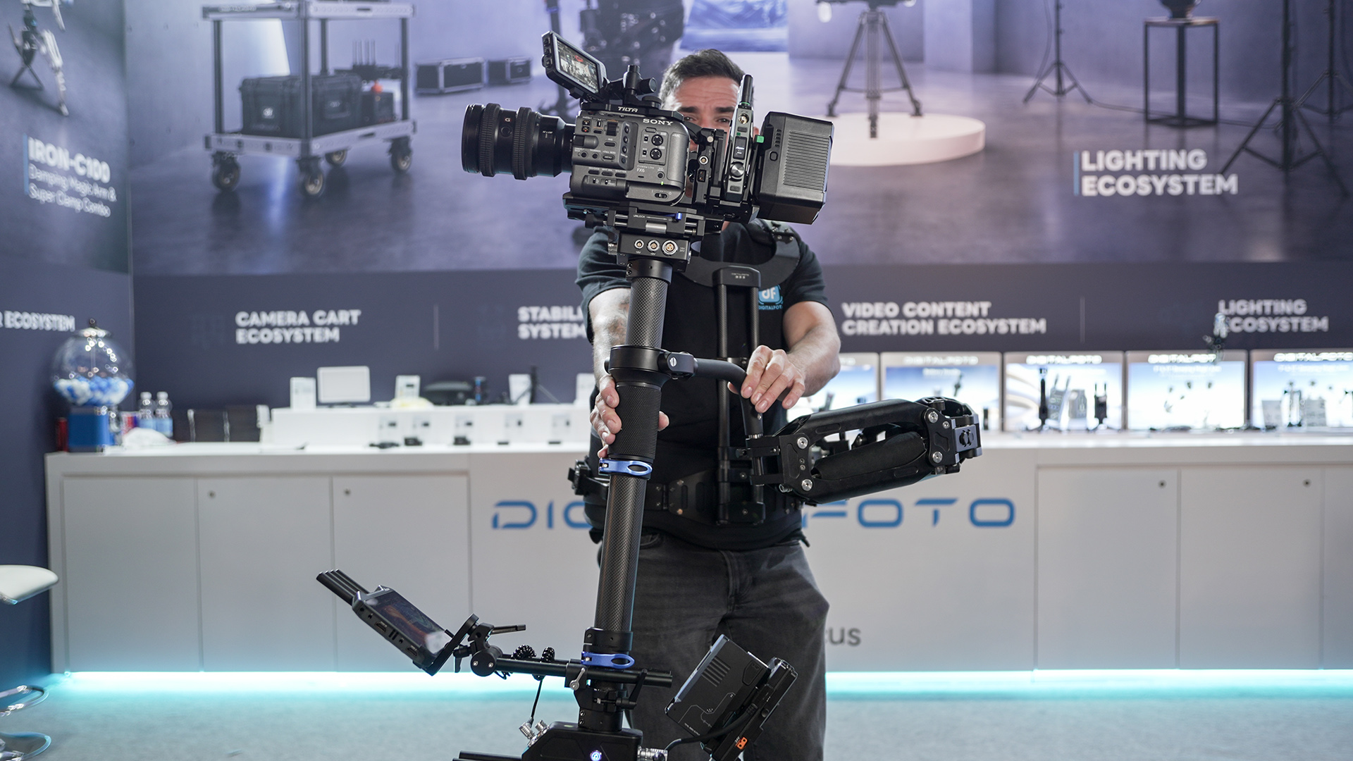 Hệ thống ổn định camera chuyên nghiệp cho quay phim studio