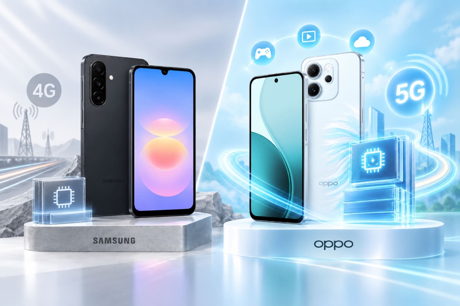 Galaxy A18, OPPO Reno14 F 5G, A36, A26: nên chọn máy nào?