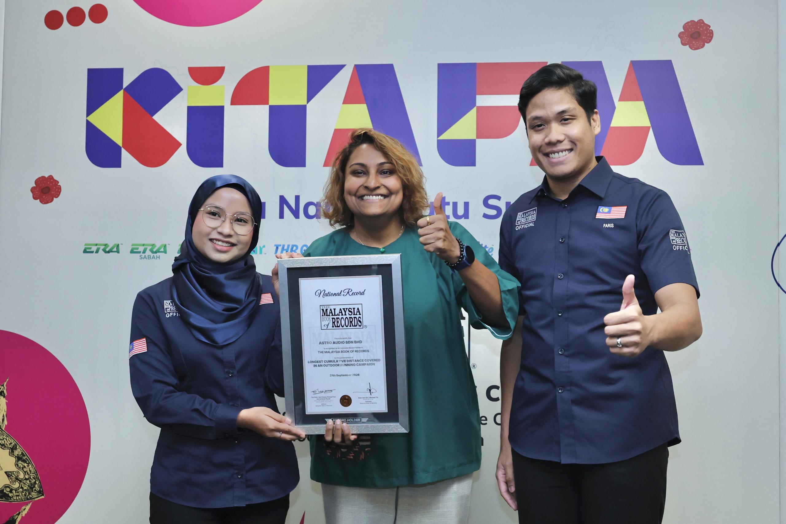 Larian Komuniti 63km KITA FM Angkat Rekod Baharu