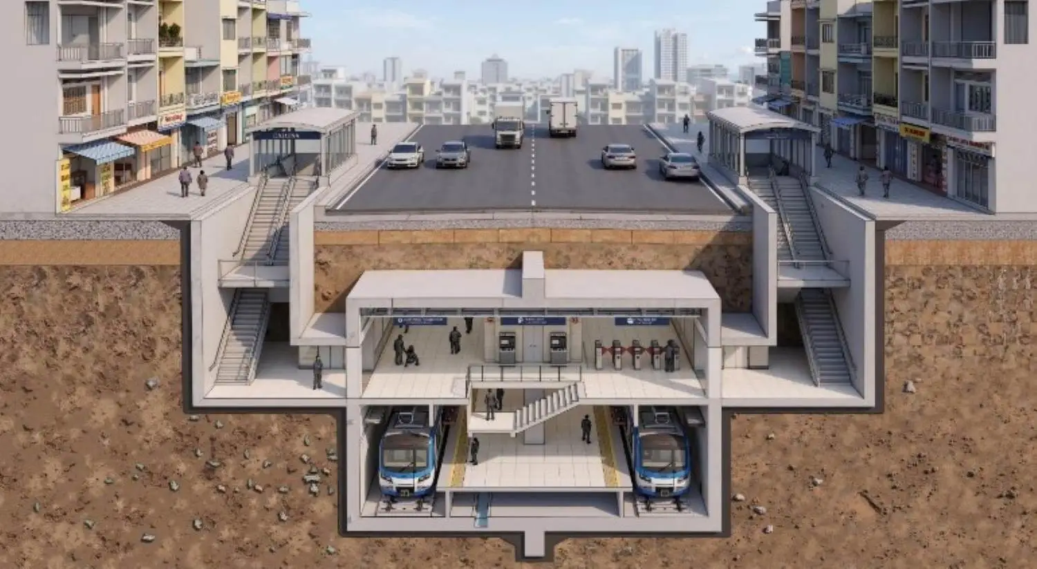 Metro số 2 Thủ Dầu Một - TP.HCM: Chi phí giải phóng mặt bằng khổng lồ cho tuyến metro 33 km