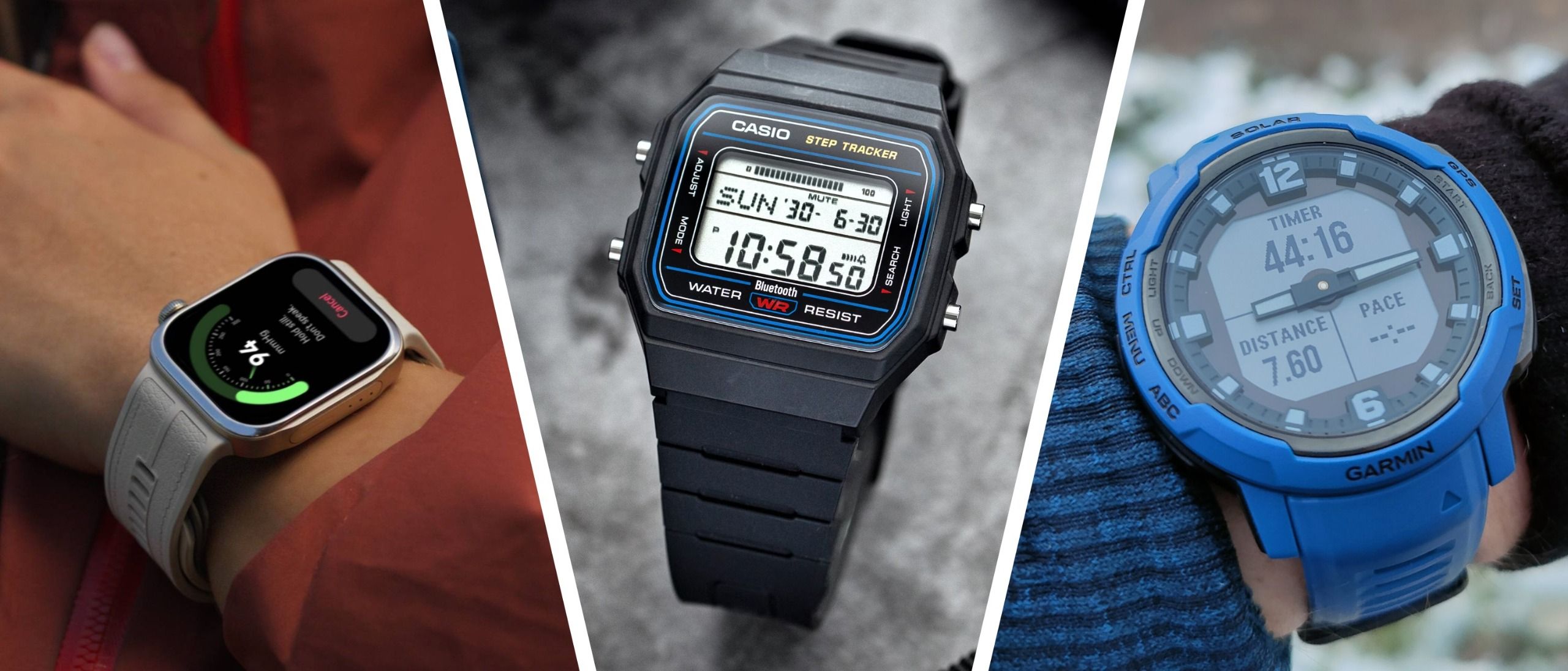 Hướng dẫn chọn smartwatch: Apple Watch Series 9, Garmin Epix Gen 2 hay Fitbit Sense 2