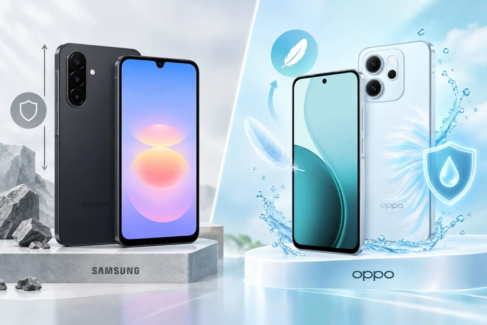 Galaxy A18, OPPO Reno14 F 5G, A36, A26: nên chọn máy nào?