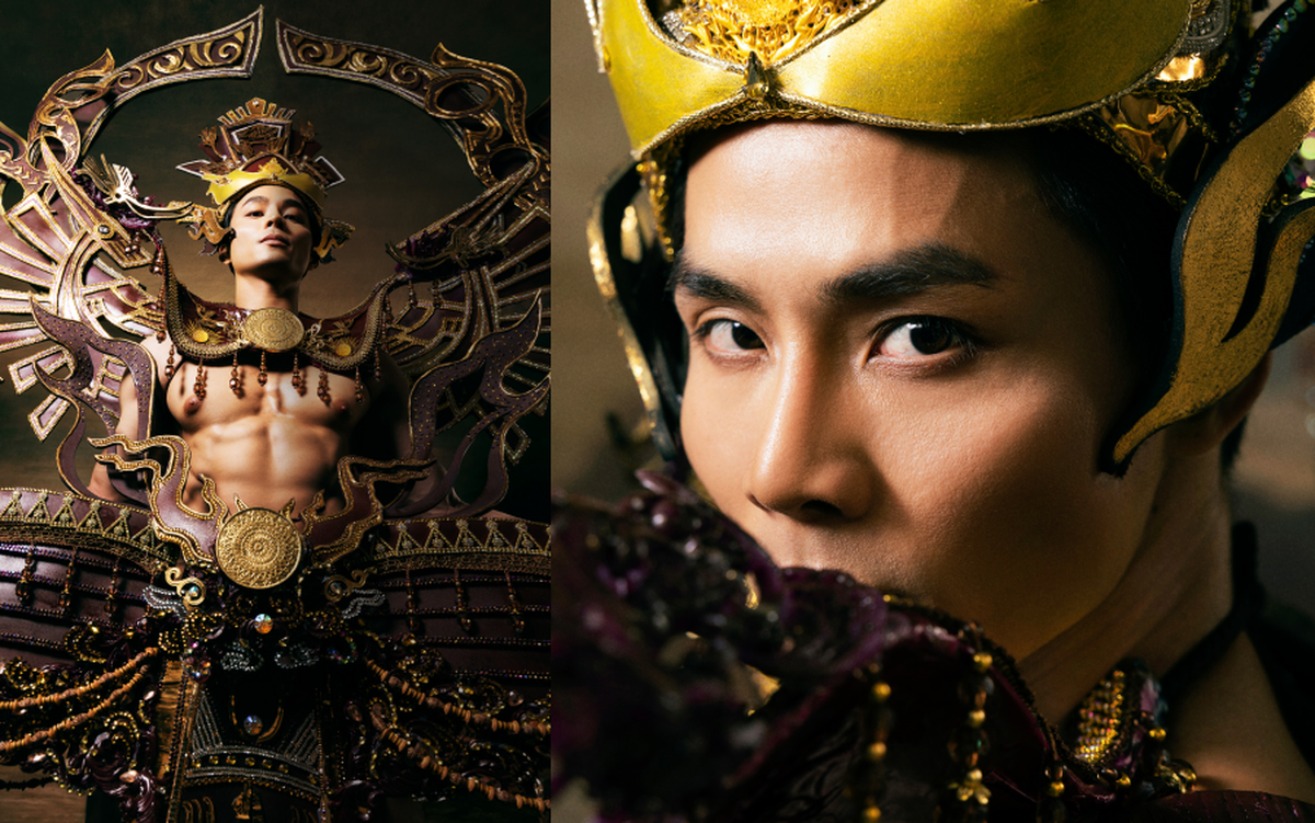 Nguyễn Vũ Linh và 50 đại diện thế giới tỏa sáng với trang phục dân tộc tại Mister International