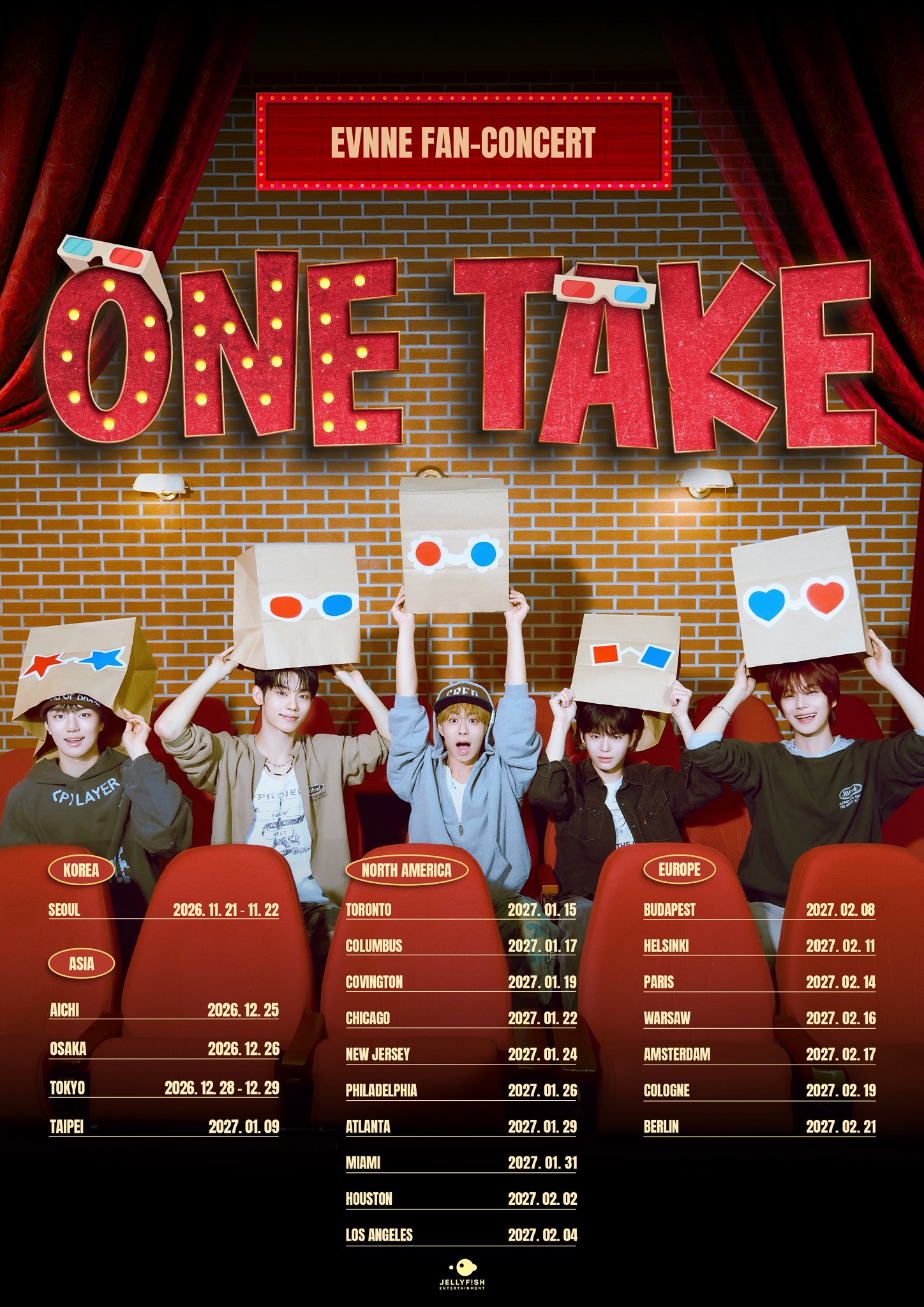 N.Flying, EVNNE và ALL(H)OURS: K-pop tăng tốc tour châu Á