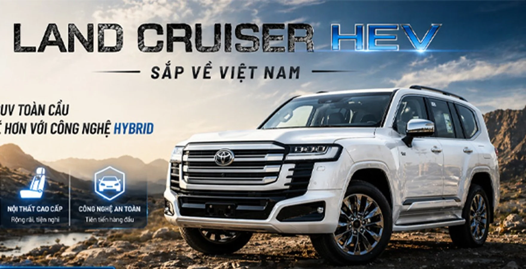 Toyota Land Cruiser HEV: SUV hybrid hạng sang và cuộc chơi mới
