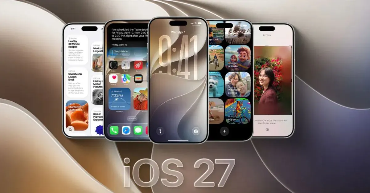 iOS 27 mang những gì mới: Siri AI, Liquid Glass và iPhone được hỗ trợ