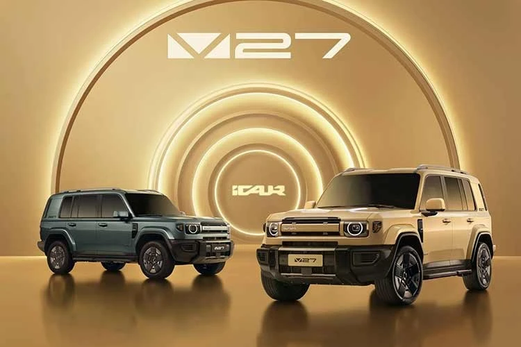 iCaur V27 EREV: xe địa hình hybrid tầm xa 1.230km
