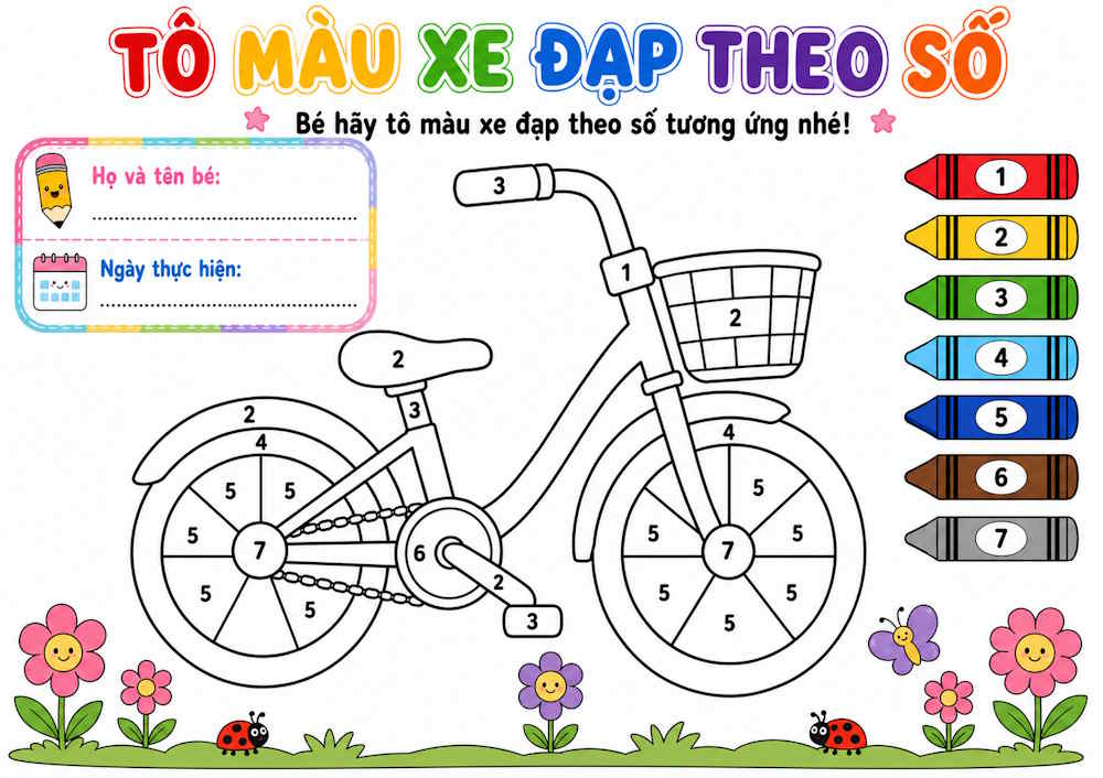 Chuẩn bị con học viết chữ cái và số trước lớp 1