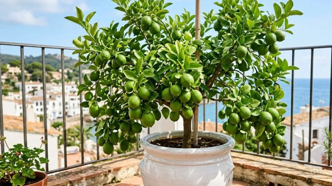Trồng chanh trong chậu cho quả sai trĩu cành quanh năm