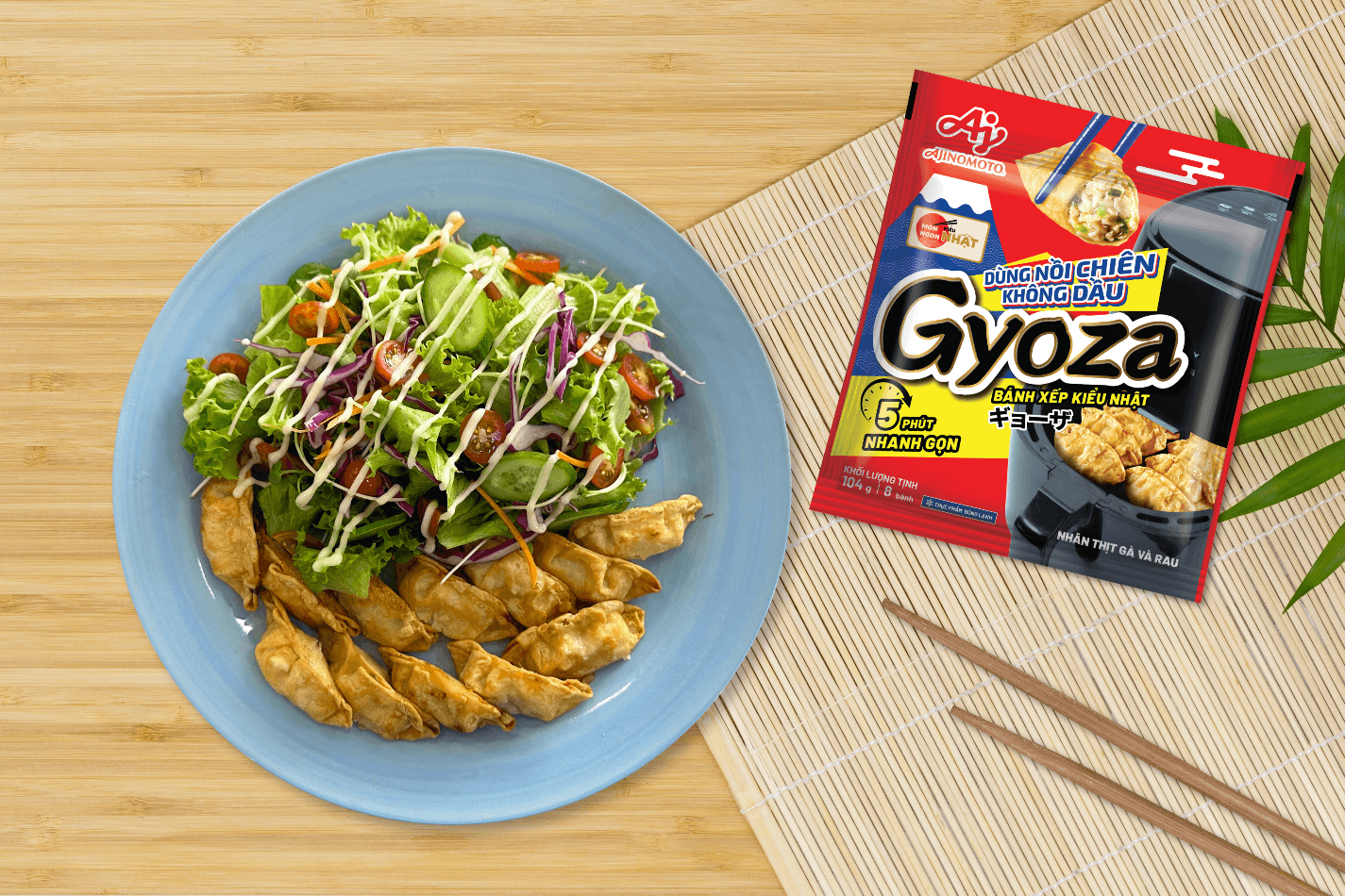 Làm gyoza chuẩn vị Nhật tại nhà với Ajinomoto