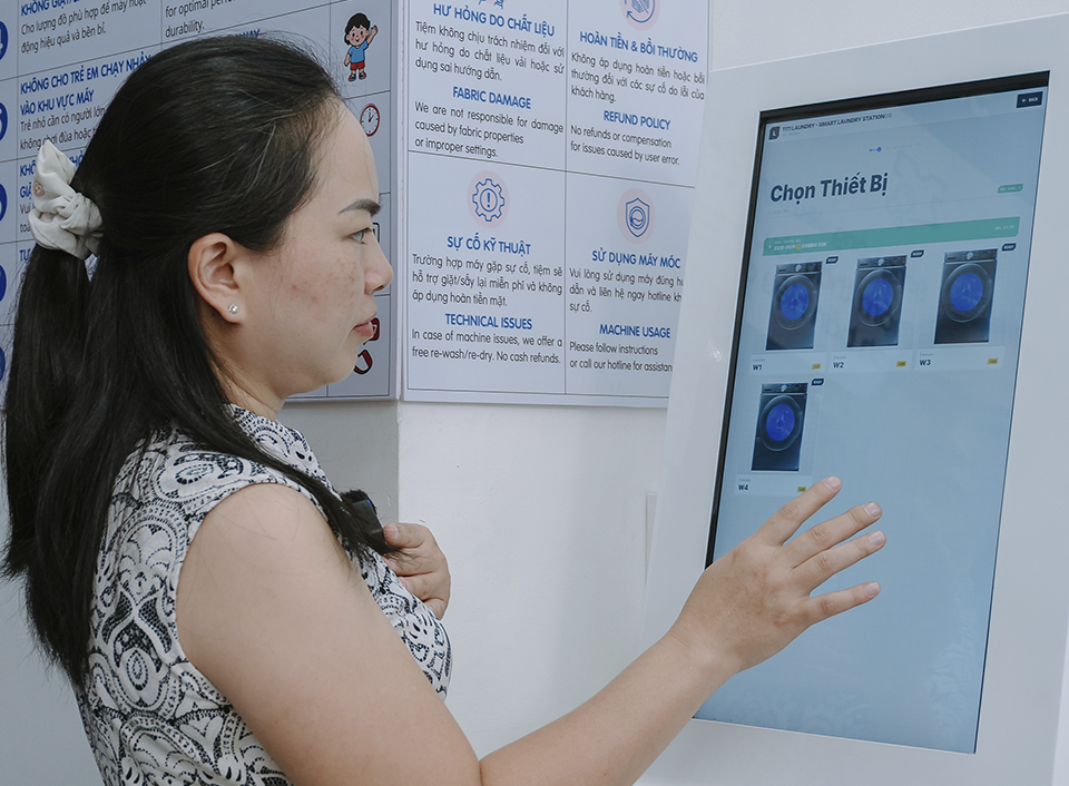 Cửa hàng giặt sấy tự phục vụ 24/7 của Samsung: Cơ hội kinh doanh mới?