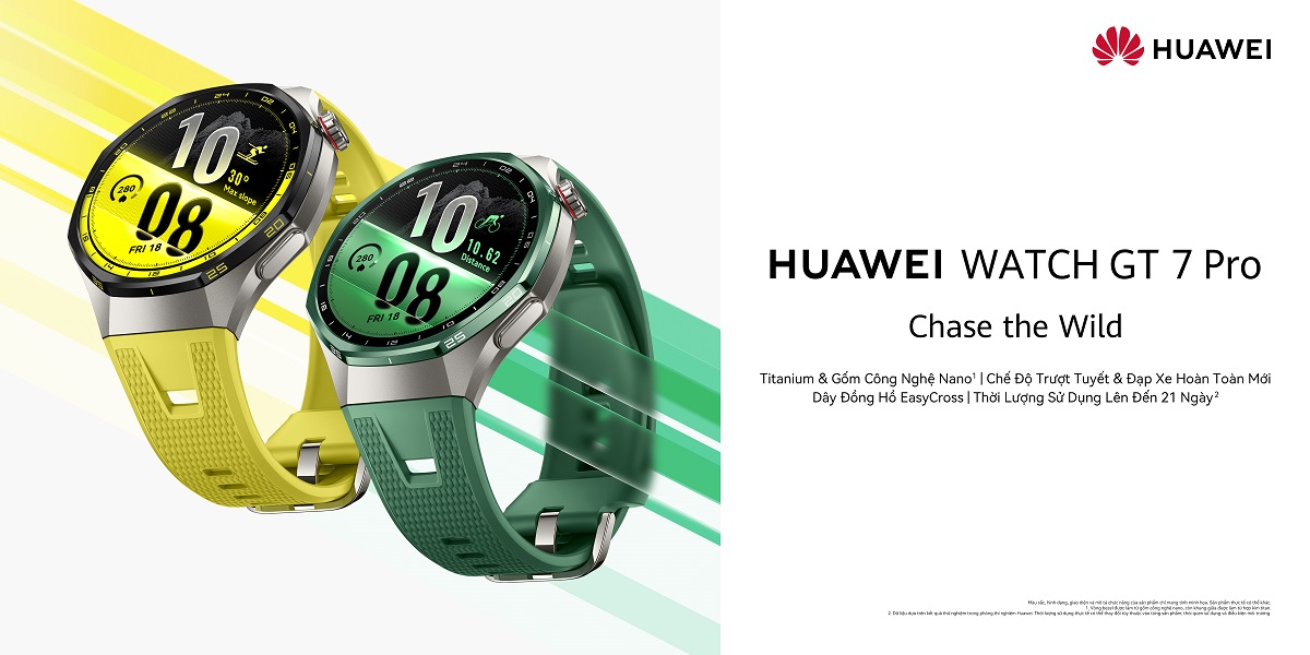 Huawei Watch GT 7 Series: đối thủ pin trâu của Apple Watch?