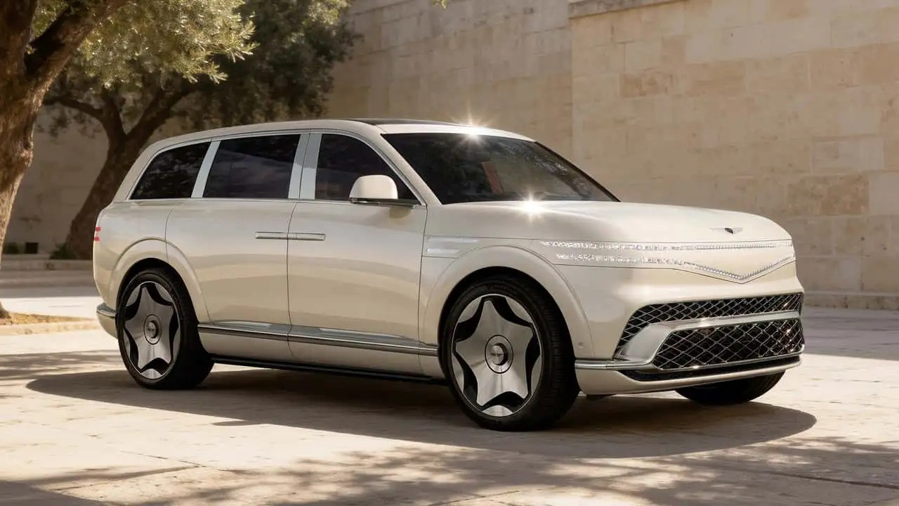 Genesis GV90 điện: SUV hạng sang với nội thất thương gia và tầm hoạt động 500km