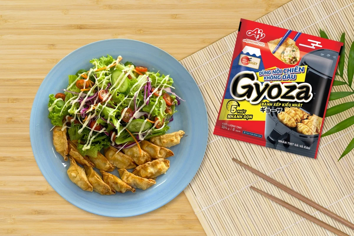 Làm gyoza chuẩn vị Nhật tại nhà với Ajinomoto