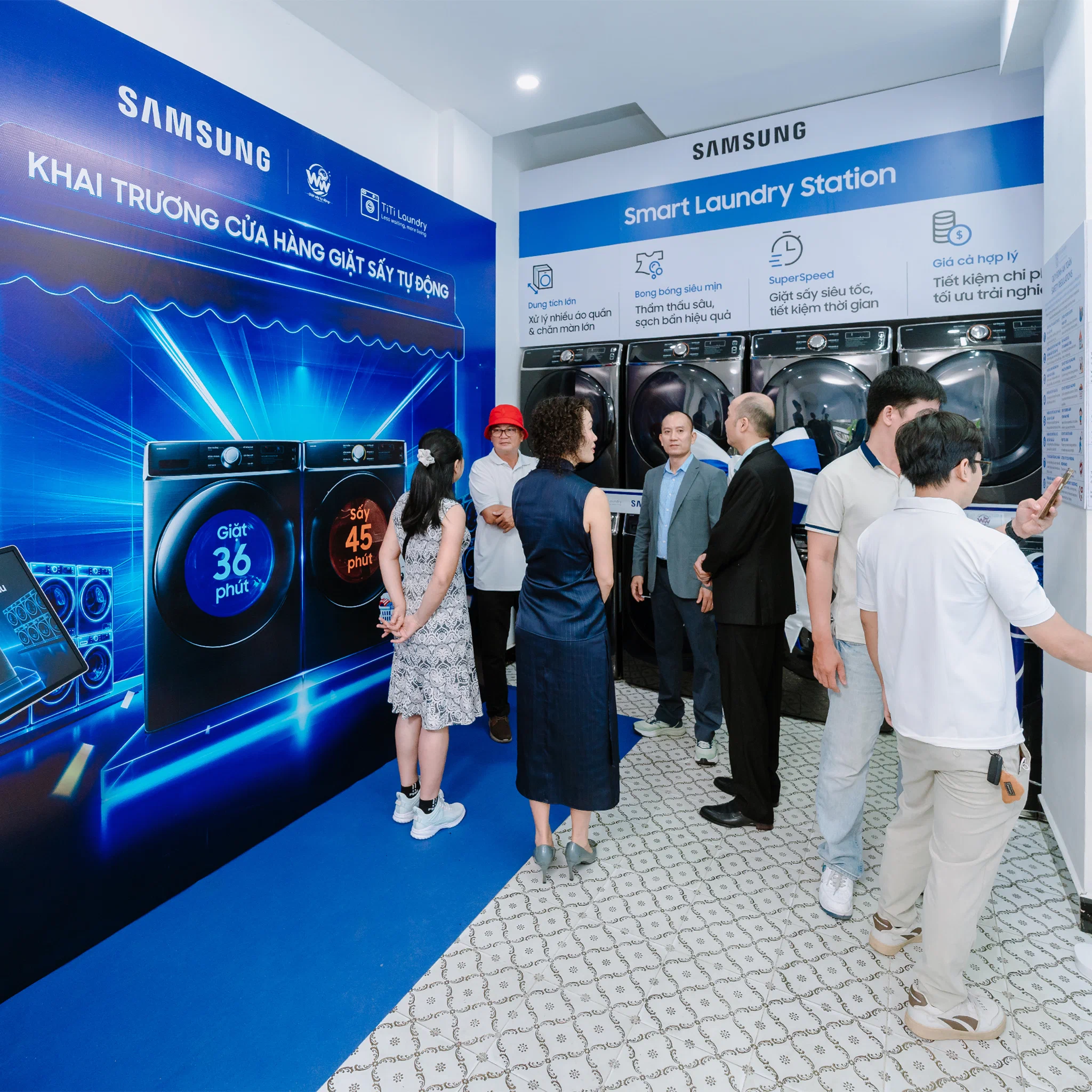 Cửa hàng giặt sấy tự phục vụ 24/7 của Samsung: Cơ hội kinh doanh mới?