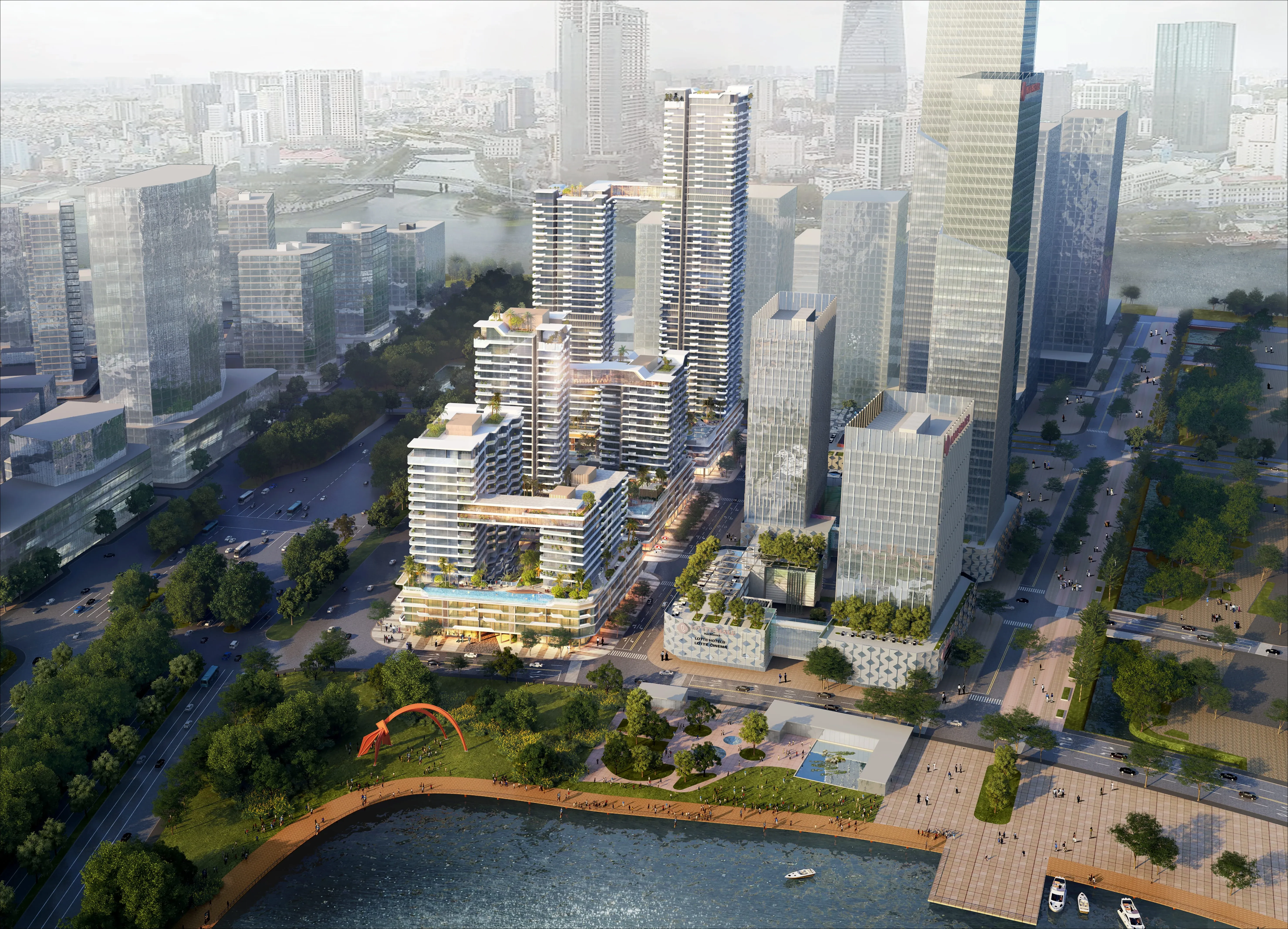Dự án Lotte Eco Smart City Thu Thiem khởi công: bước ngoặt trên đất vàng Thủ Thiêm