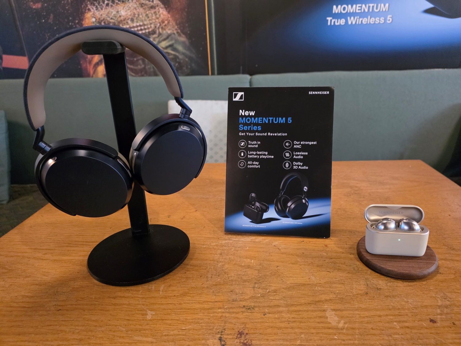 Sennheiser Momentum 5: Tanda Aras Baharu Headphone Wireless Premium