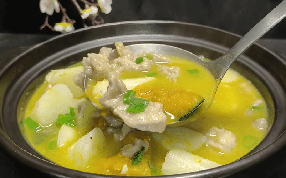Canh rau củ mùa thu thanh mát cho bữa cơm gia đình
