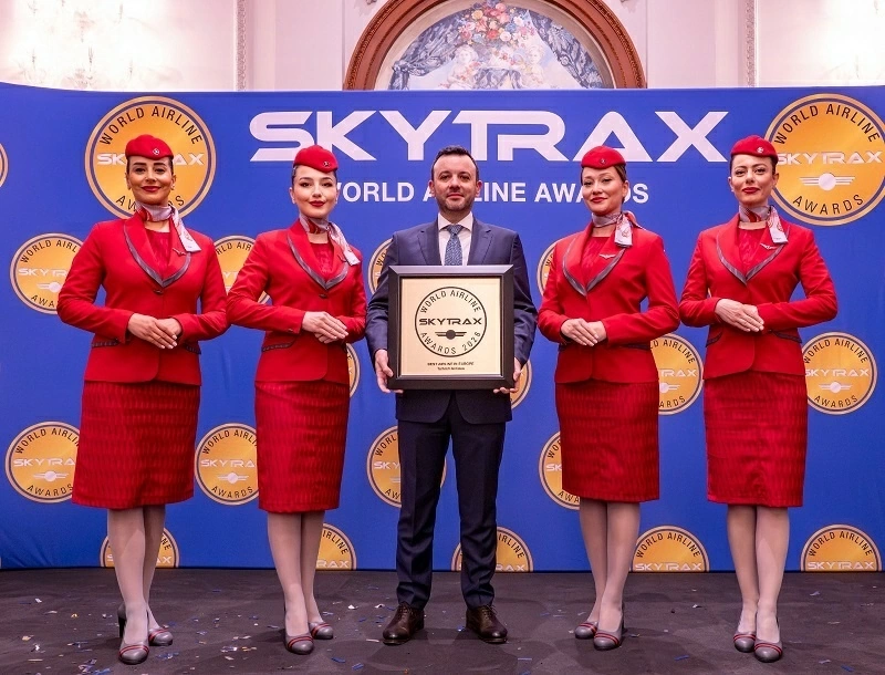 Turkish Airlines và danh hiệu hãng hàng không tốt nhất châu Âu
