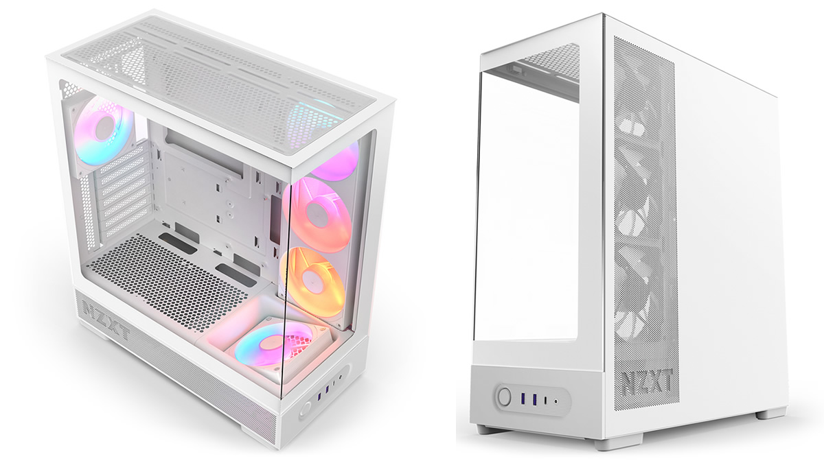 NZXT S5 RGB: Vỏ case ATX mid-tower kính panorama cho builder tầm trung