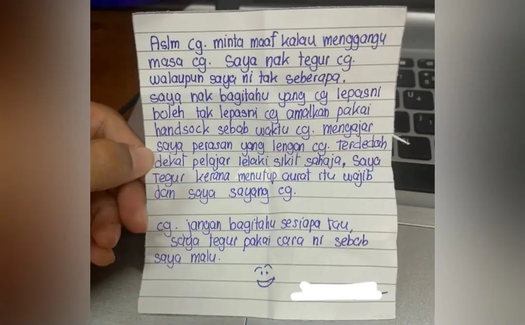 Surat Sopan Murid Tingkatan Dua dan Makna Adab di Sekolah